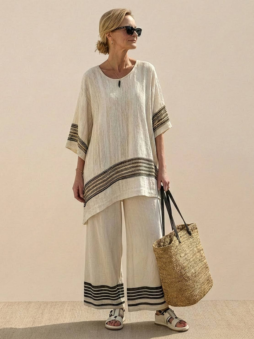 Paloma Striped Two-Piece Set