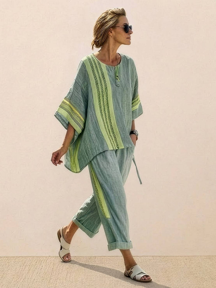 Paloma Striped Two-Piece Set