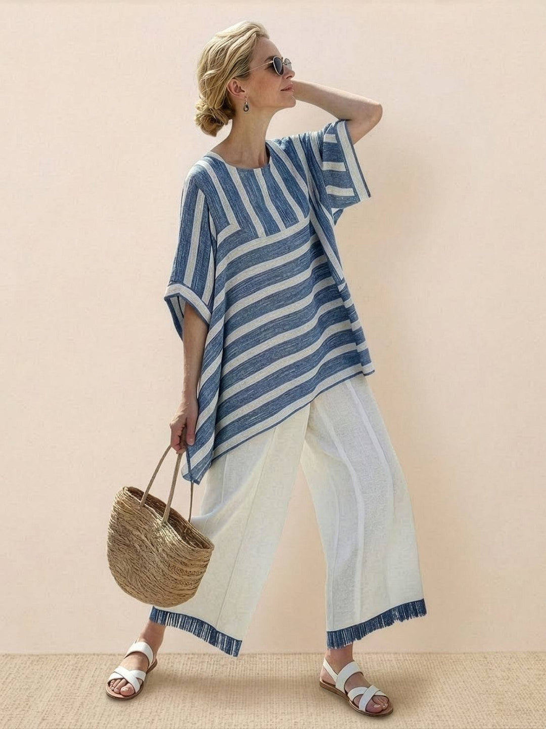 Paloma Striped Two-Piece Set