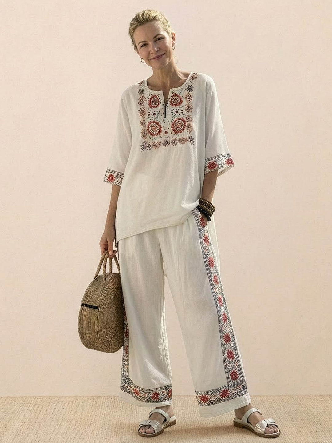 Paloma Striped Two-Piece Set