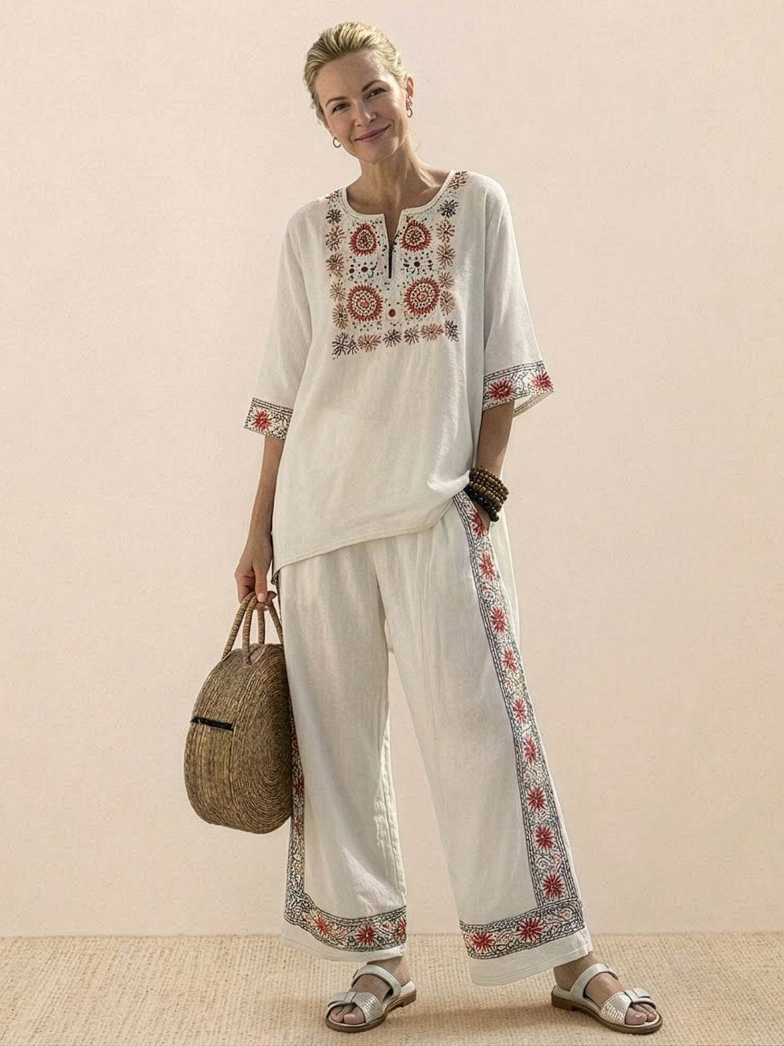 Paloma Striped Two-Piece Set