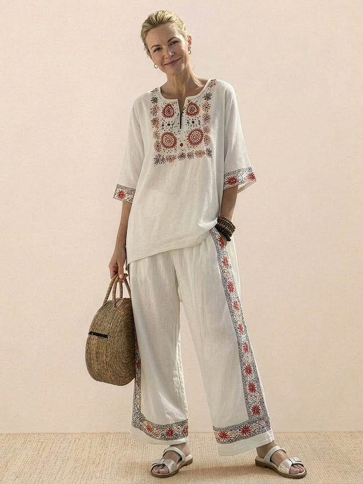 Paloma Striped Two-Piece Set