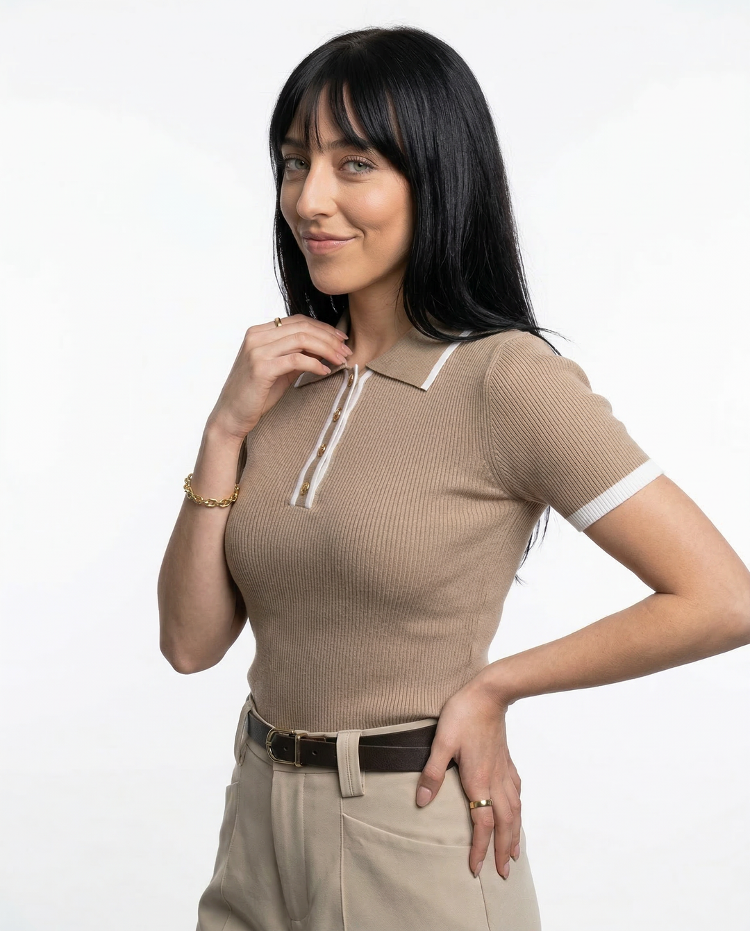 Linea Contour Cotton Polo