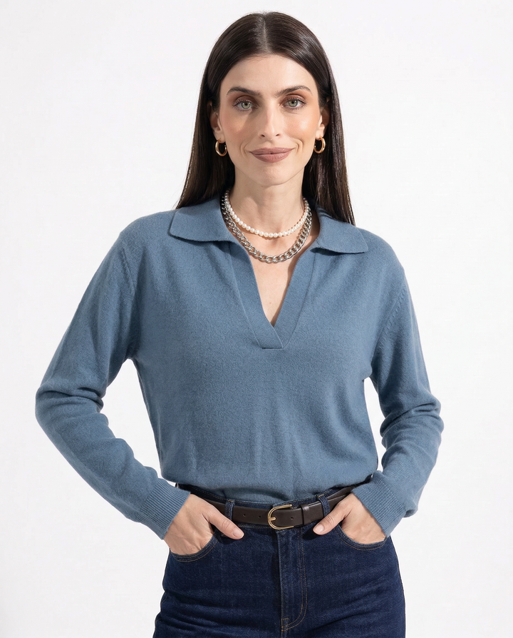 Roma Cotton Knit Polo