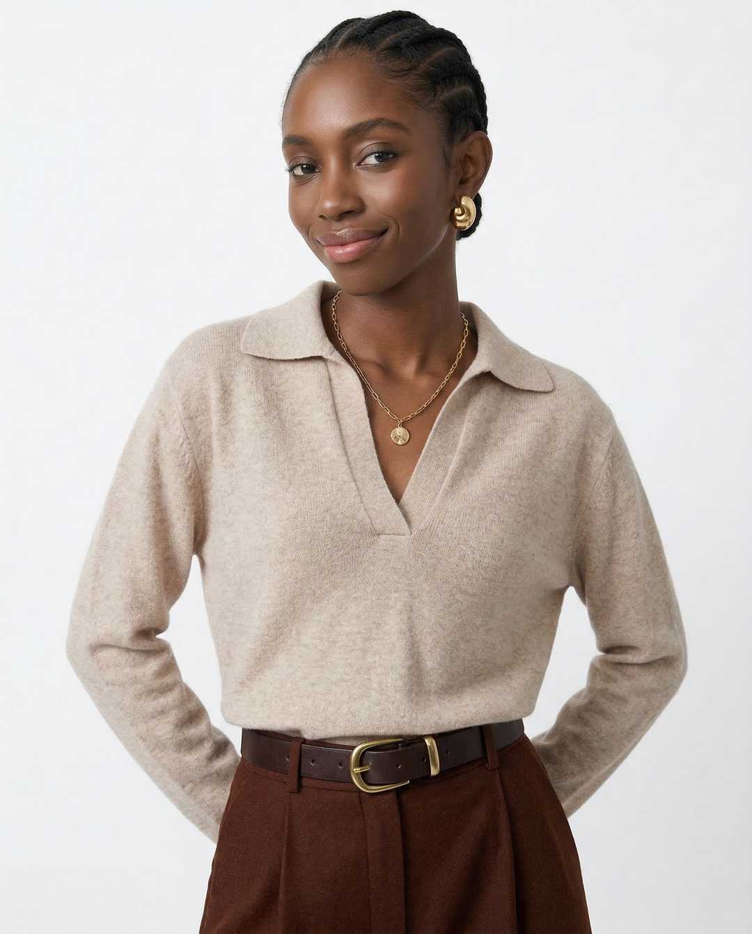 Roma Cotton Knit Polo