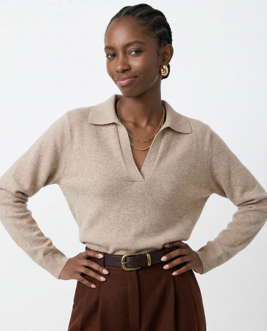 Roma Cotton Knit Polo