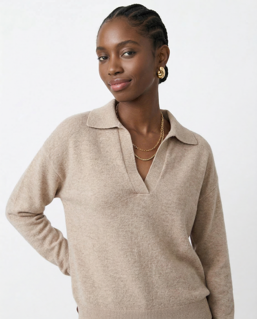 Roma Cotton Knit Polo
