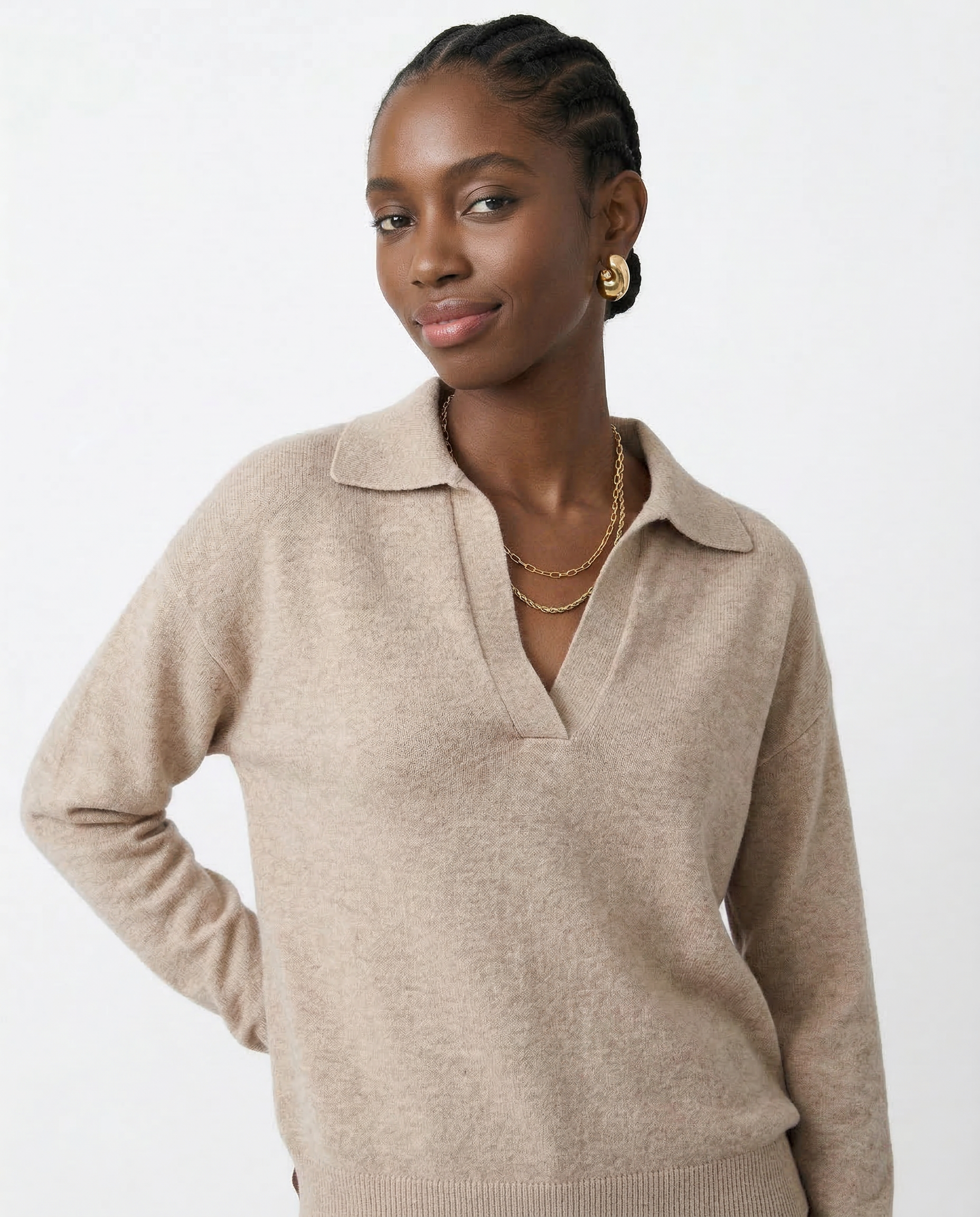 Roma Cotton Knit Polo