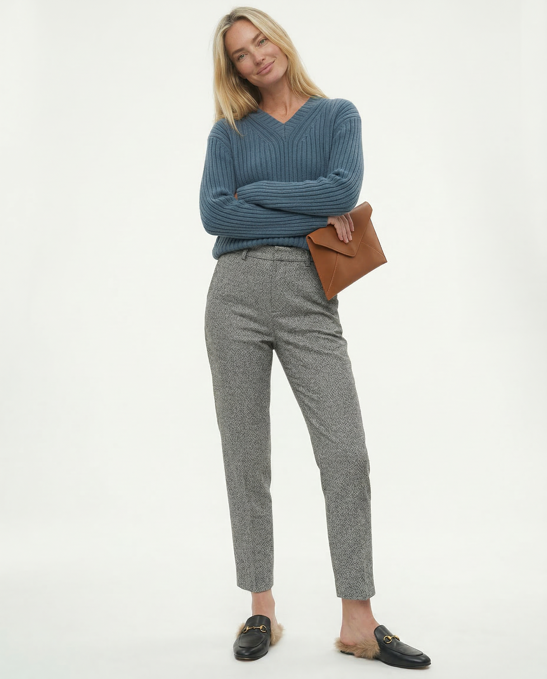 Coralie Classic Wool Blend Trousers