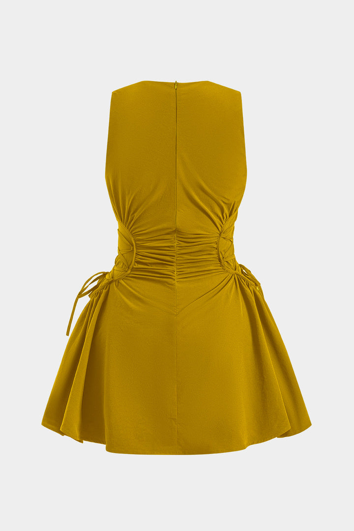 Elara Ruched Mini Dress