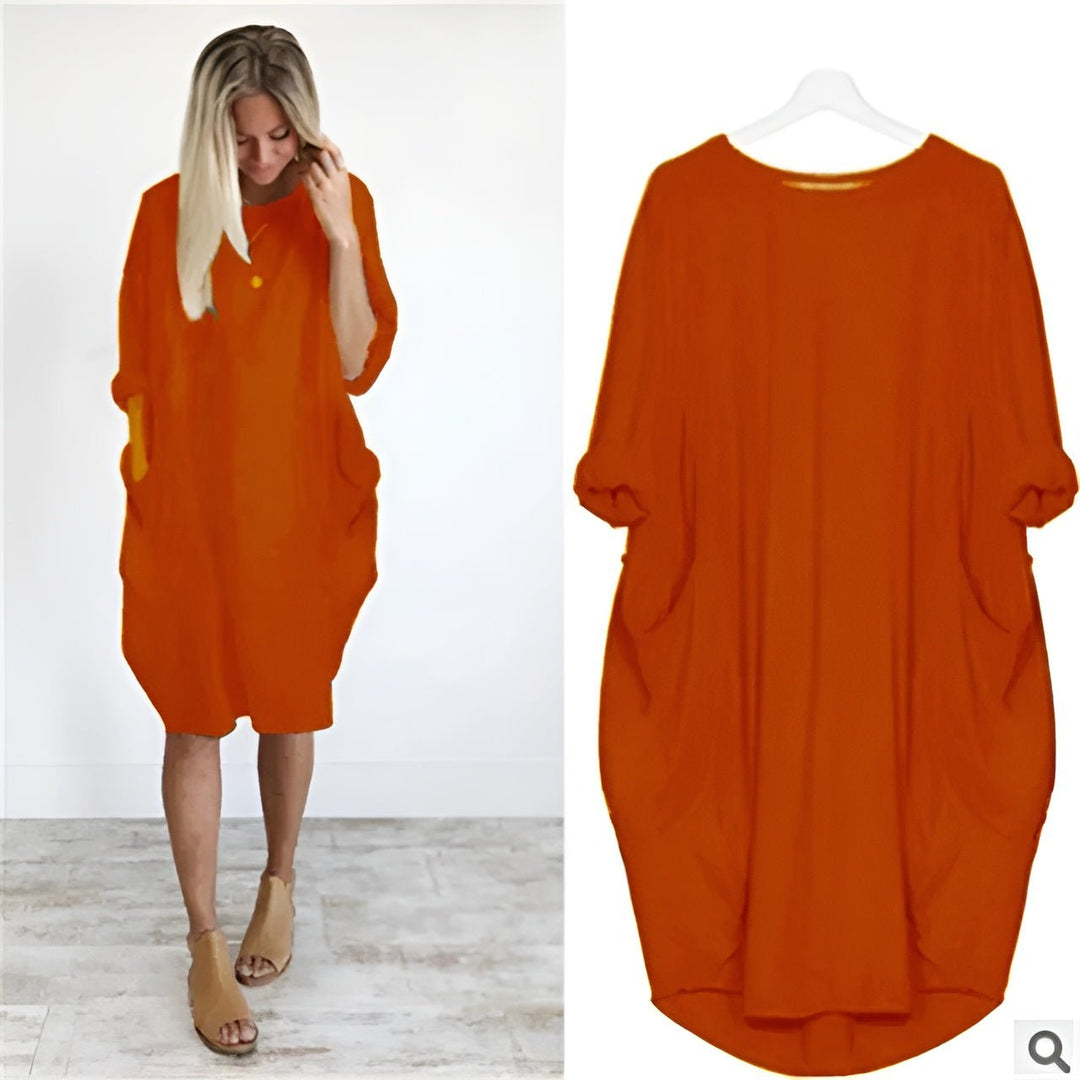 Gina Elegant Pocket Dress