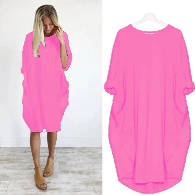 Gina Elegant Pocket Dress
