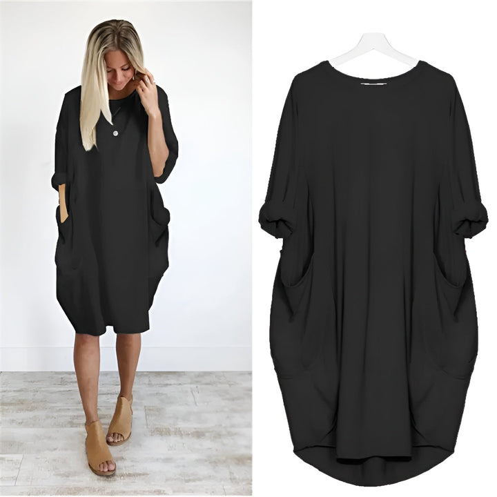 Gina Elegant Pocket Dress