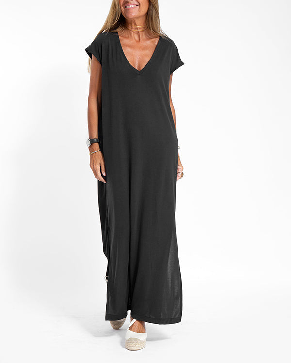 Coral Maxi Dress