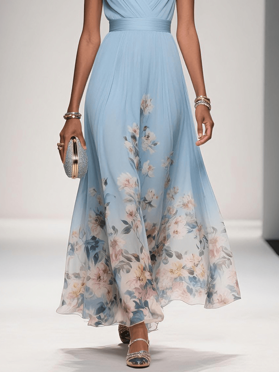Rosalie Floral Guest Maxi Dress