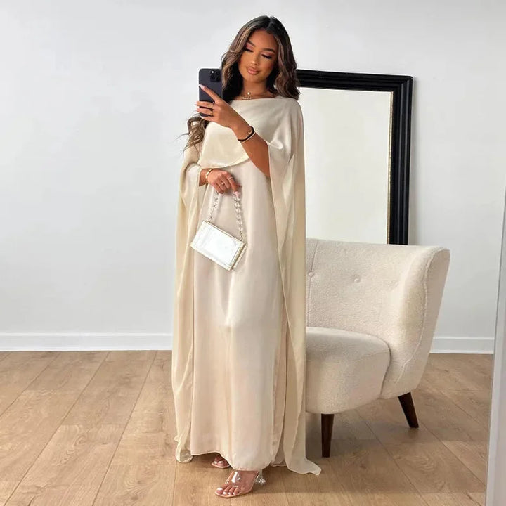 Cape Maxi Wedding Guest Dress for Women