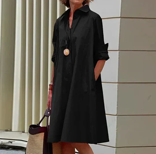 Karla Polka Dot Shirt Dress