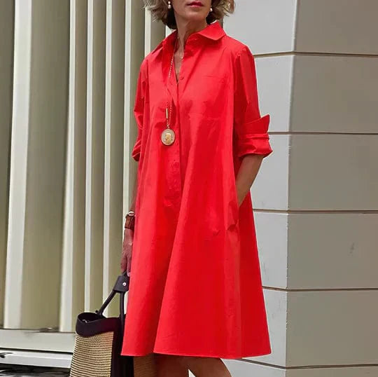 Karla Polka Dot Shirt Dress