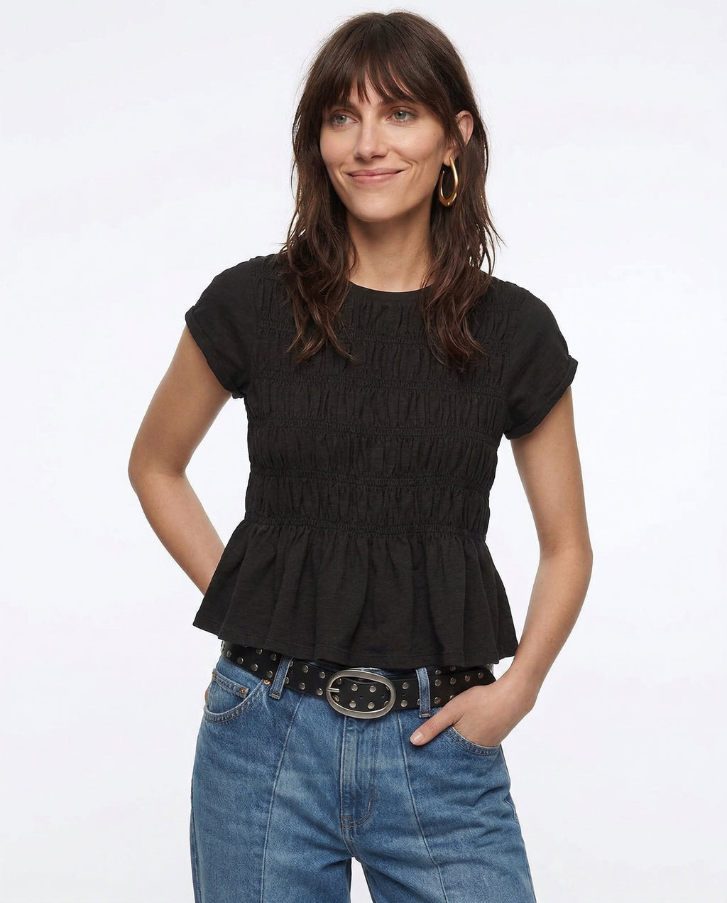 Rita DiCaprio Ruffle Top