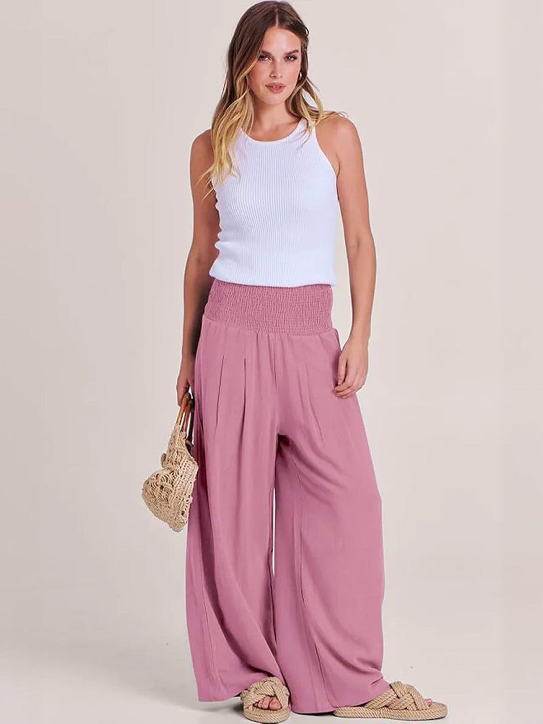 Dune Smocked Pants