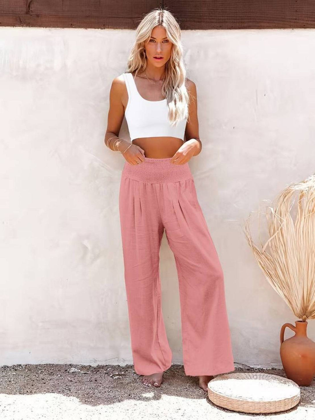 Dune Smocked Pants