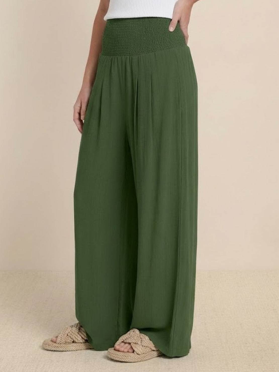Dune Smocked Pants