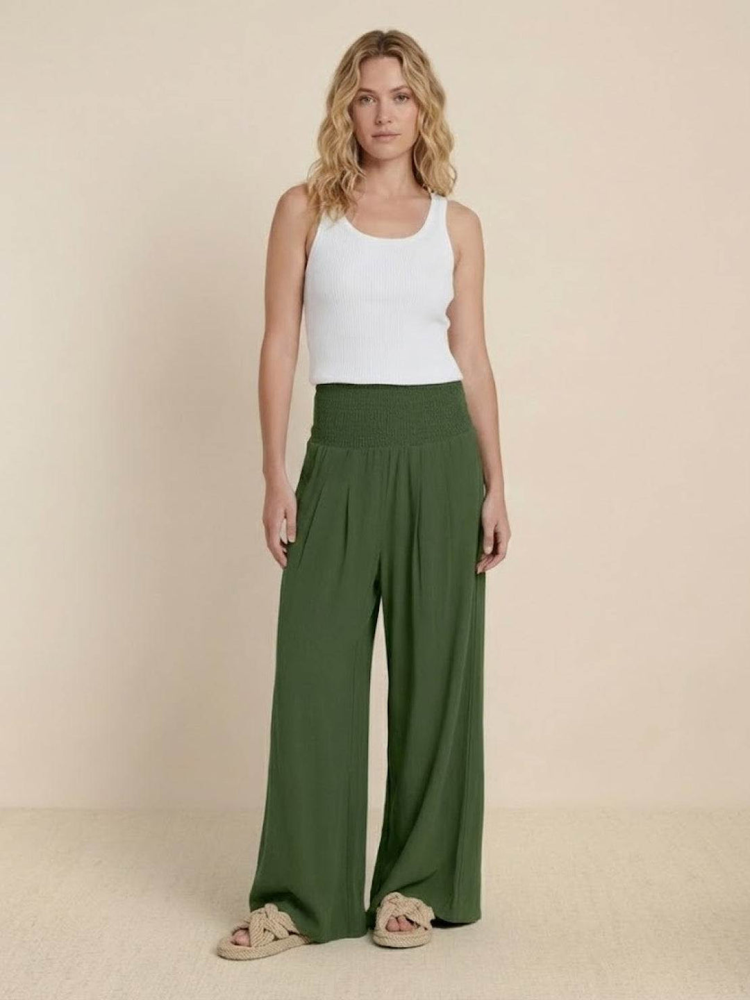 Dune Smocked Pants