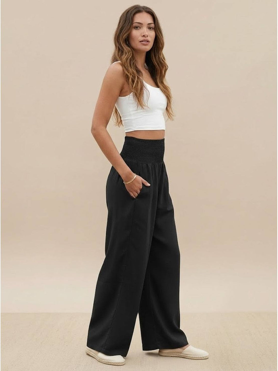 Dune Smocked Pants