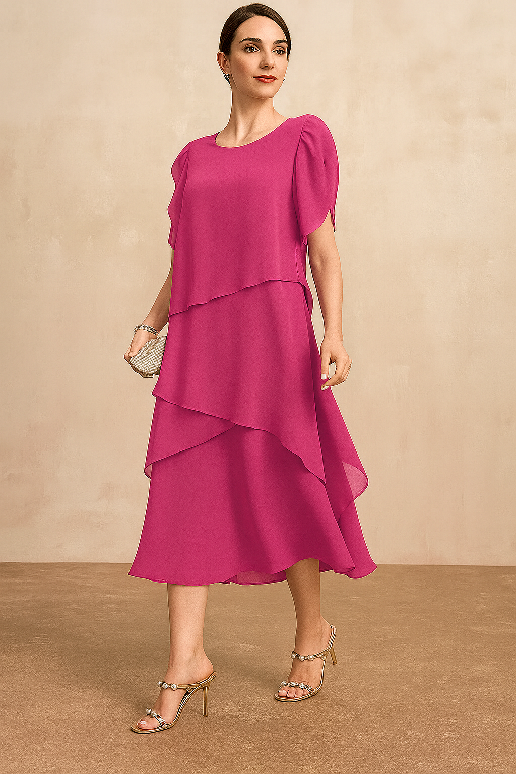 Jean Classic Chiffon Dress