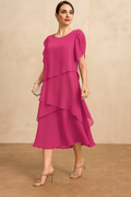 Jean Classic Chiffon Dress