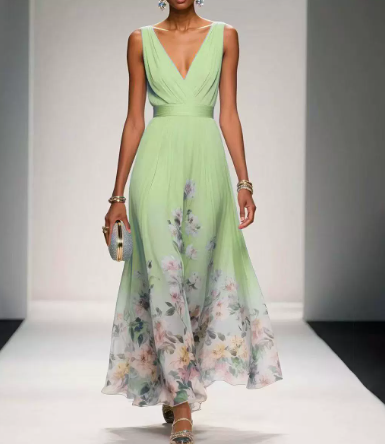 Rosalie Floral Guest Maxi Dress