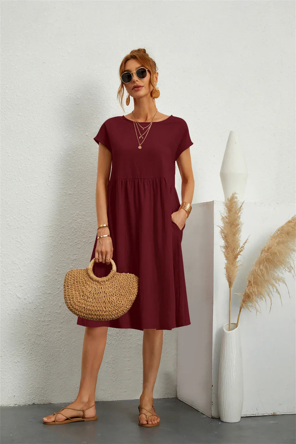 Robin Casual Pocket Dress