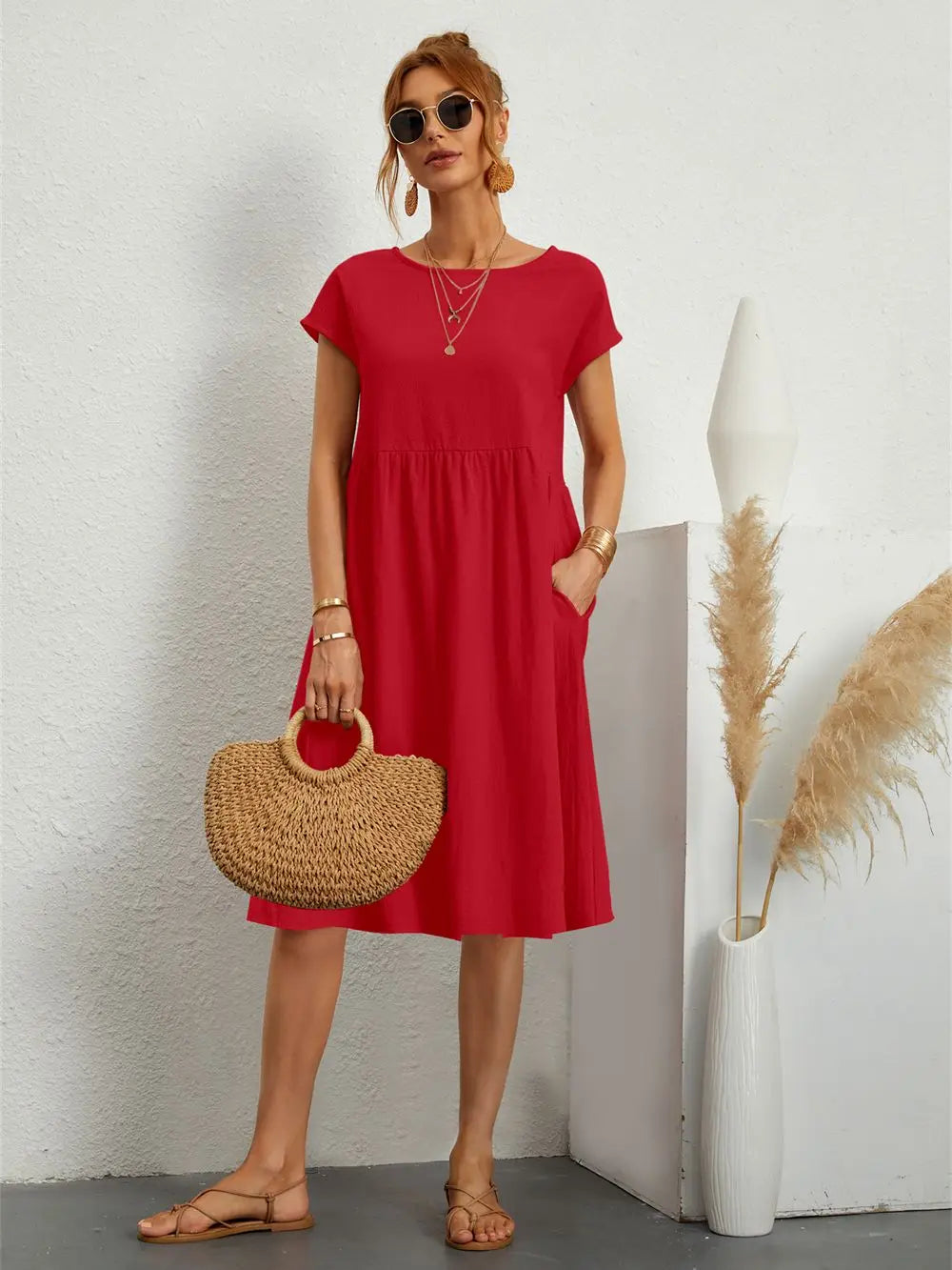 Robin Casual Pocket Dress