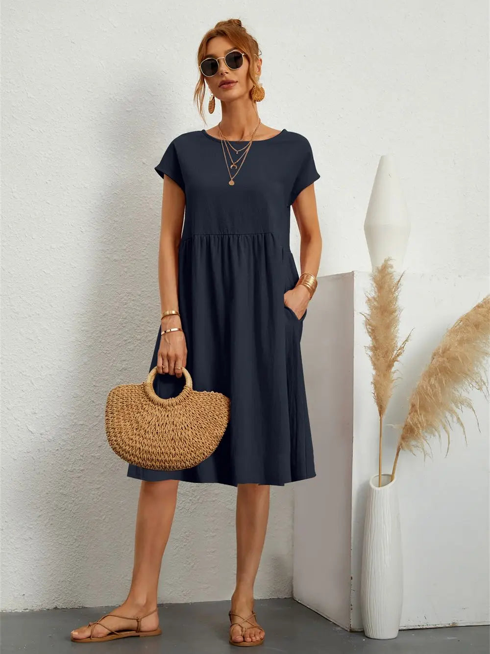 Robin Casual Pocket Dress