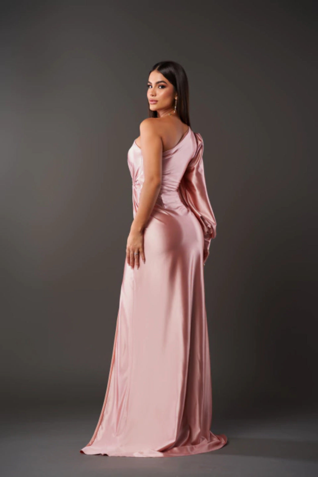 Theresa Elegant One-Shoulder Evening Dress
