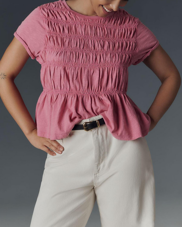 Rita DiCaprio Ruffle Top