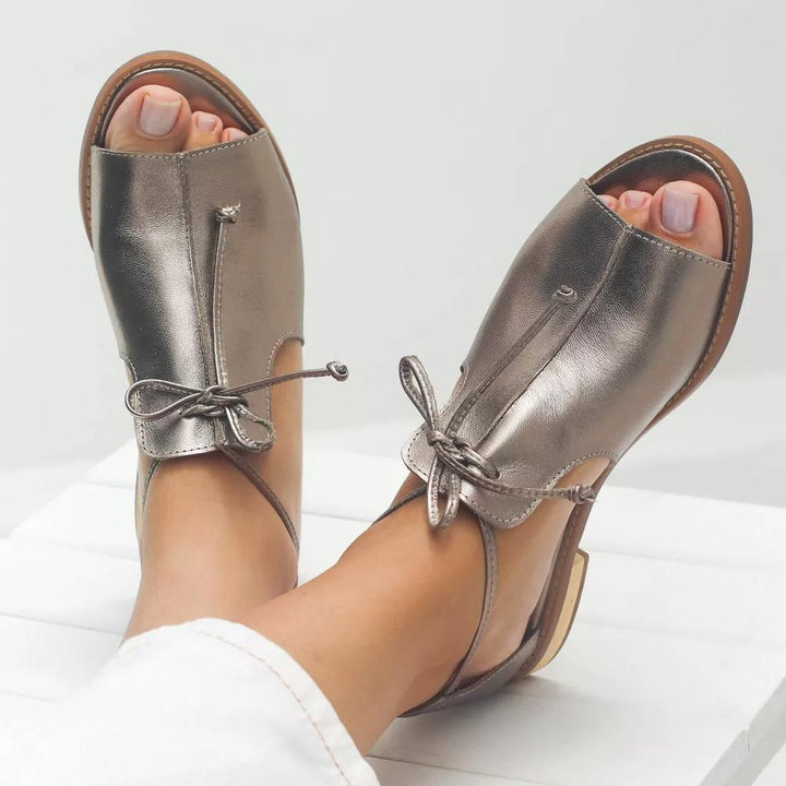 Stella Metallic Sandals