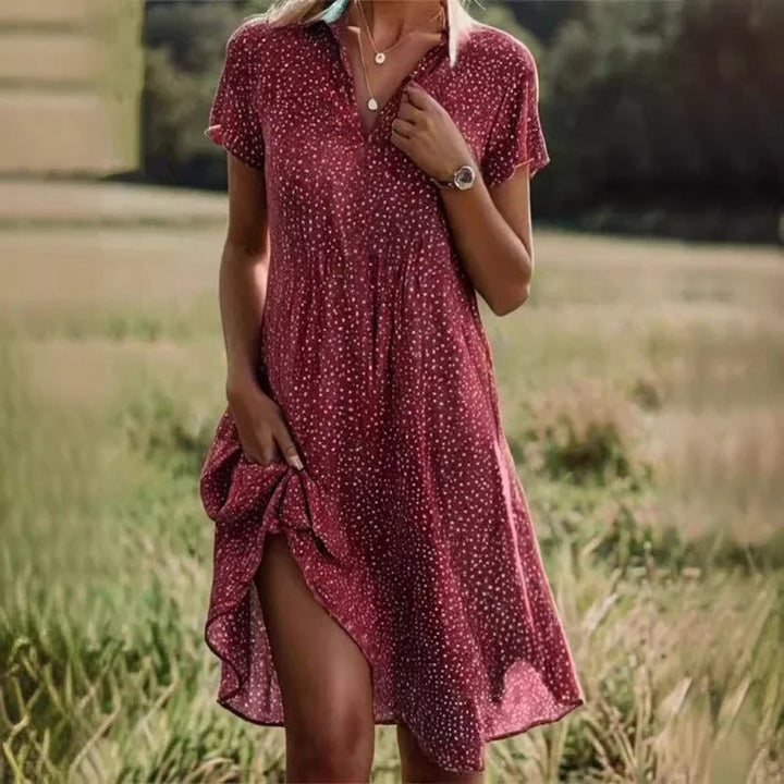 The Amelie Dress - Short Summer Dress with Flowy Lightweight Fit