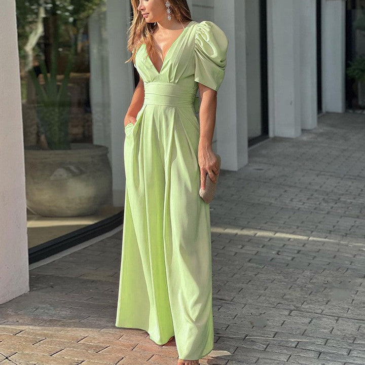 Marigold Puff Jumpsuit