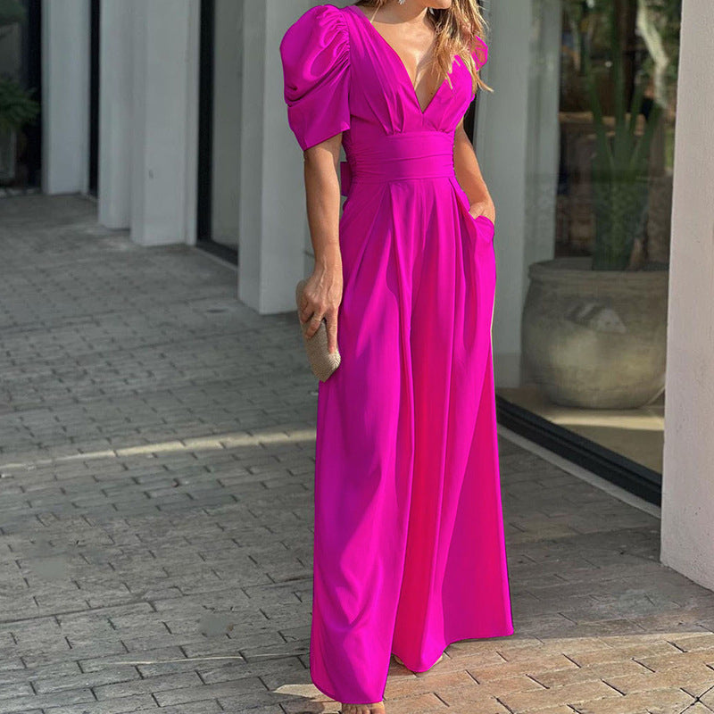Marigold Puff Jumpsuit