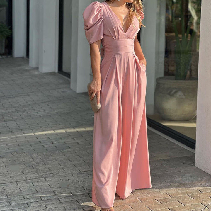 Marigold Puff Jumpsuit