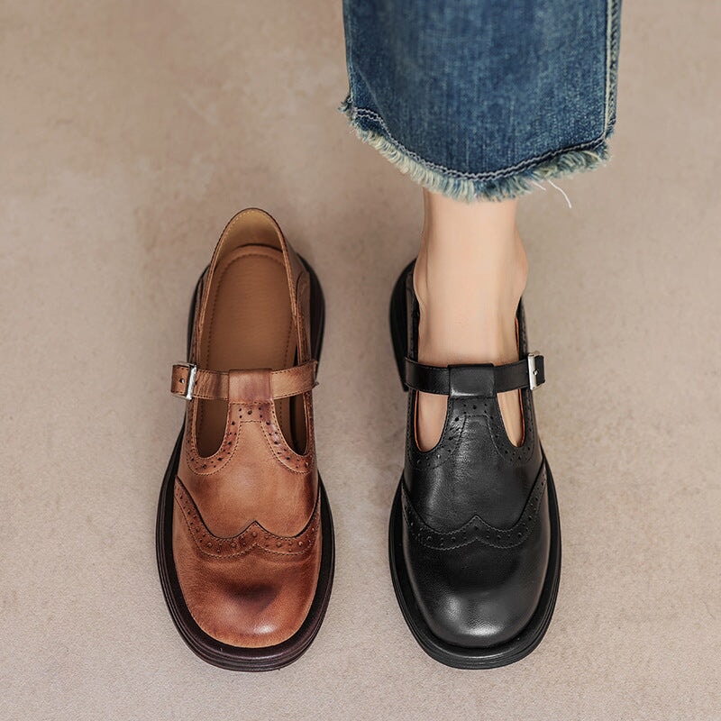 Nina Leather Mary Jane