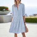 Striped Summer Dress | A-Line Fit | Lightweight & Airy | Effortless Chic