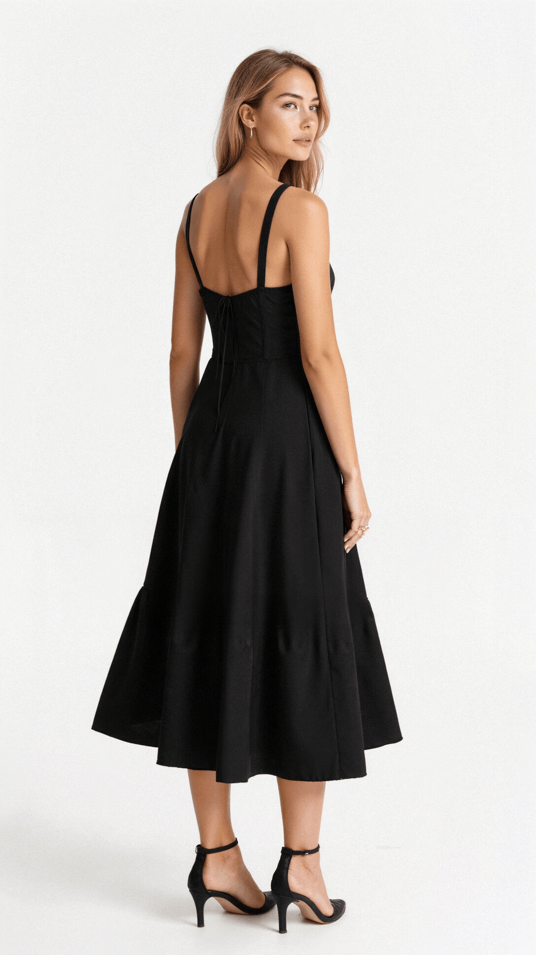 Sabine Floral Chic Corset Midi Dress