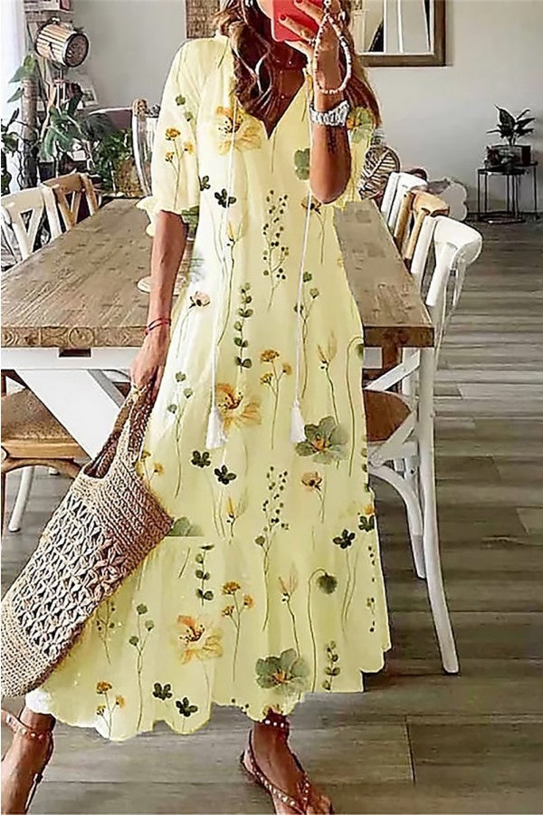 Flora Floral Maxi Dress