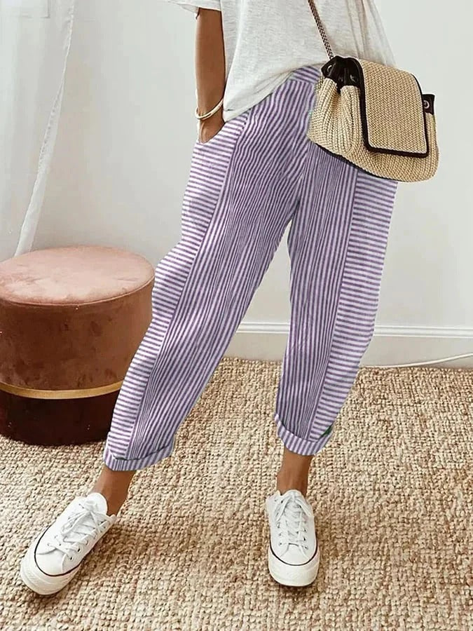 Holly Striped Pants