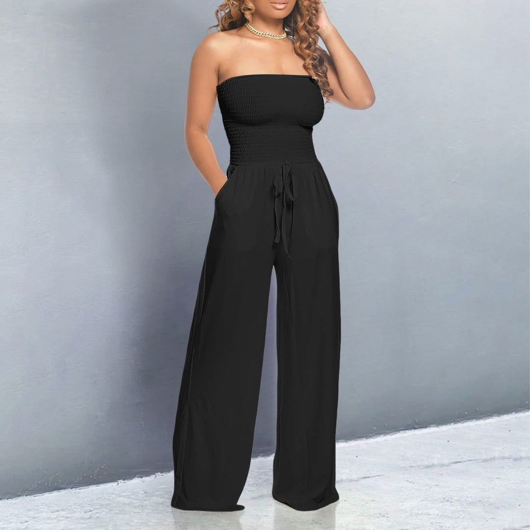 Bella Trendy Off-Shoulder Jumpsuit