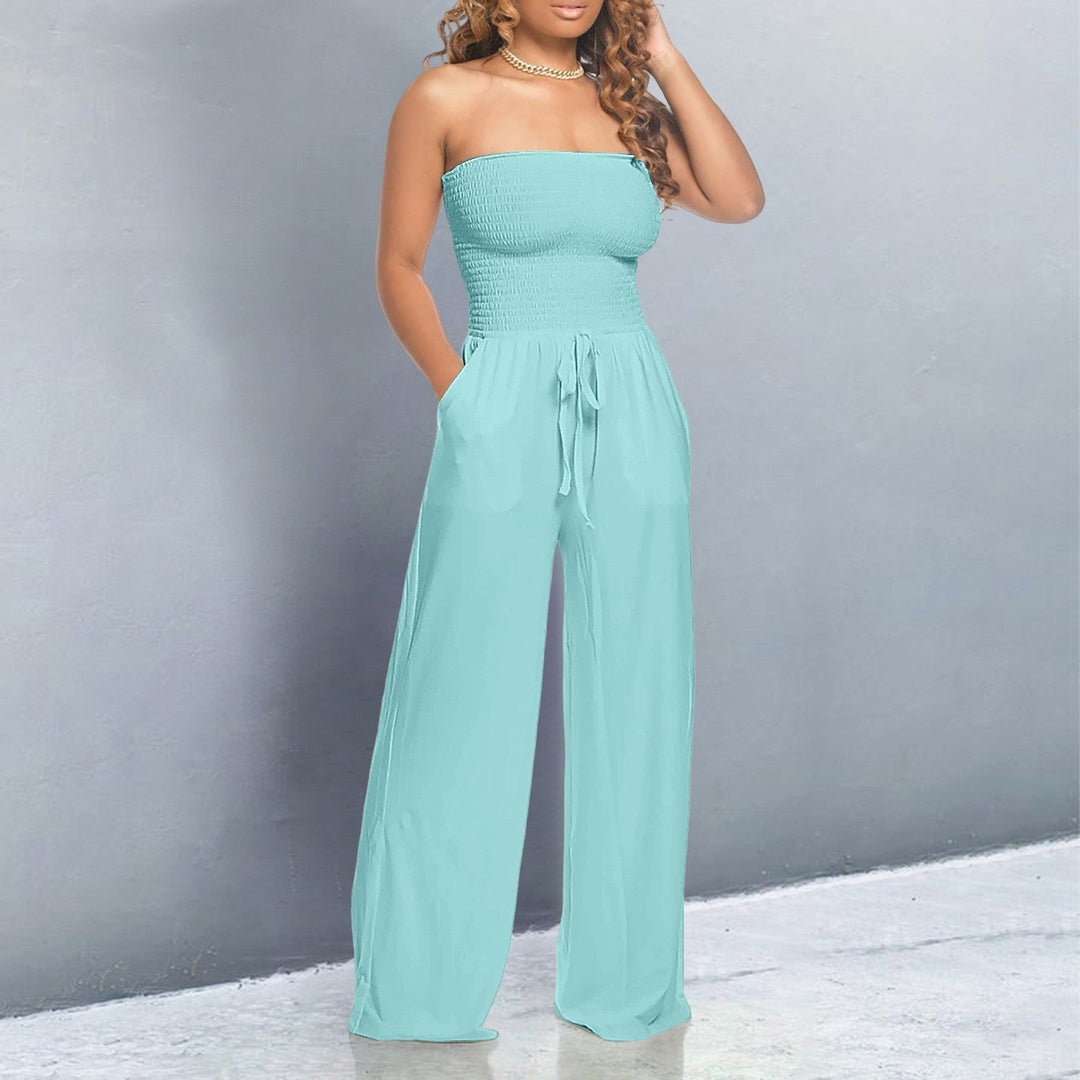 Bella Trendy Off-Shoulder Jumpsuit