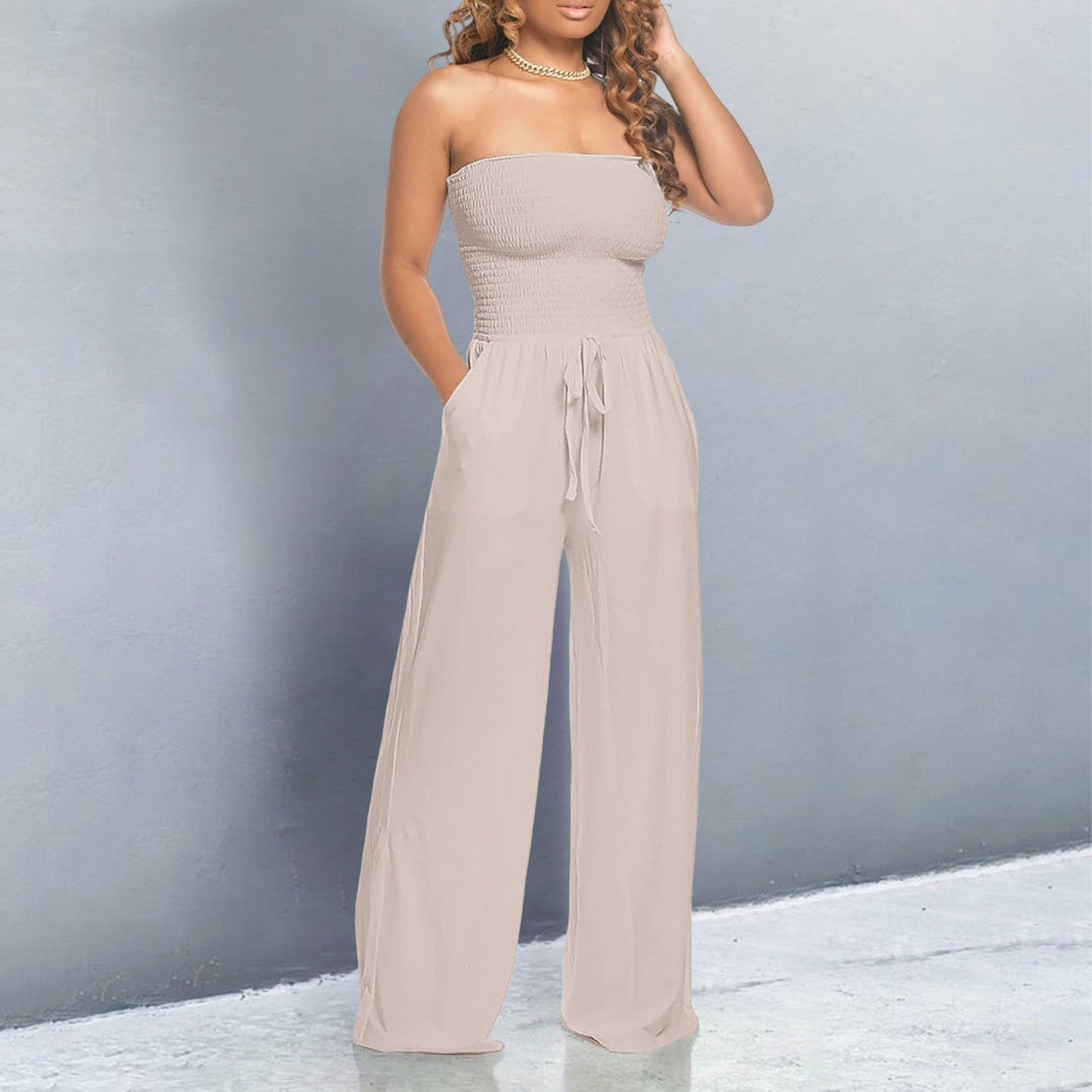 Bella Trendy Off-Shoulder Jumpsuit