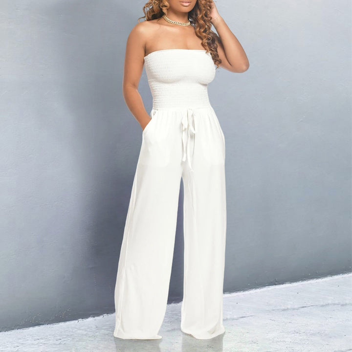 Bella Trendy Off-Shoulder Jumpsuit